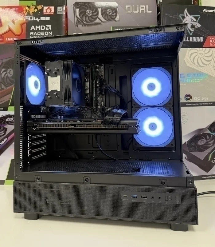 Žaidimų kompiuteris Ryzen 5 5600X / RX 5700 XT 8 GB / 16 GB RAM / 480 GB SSD + 1 TB HDD