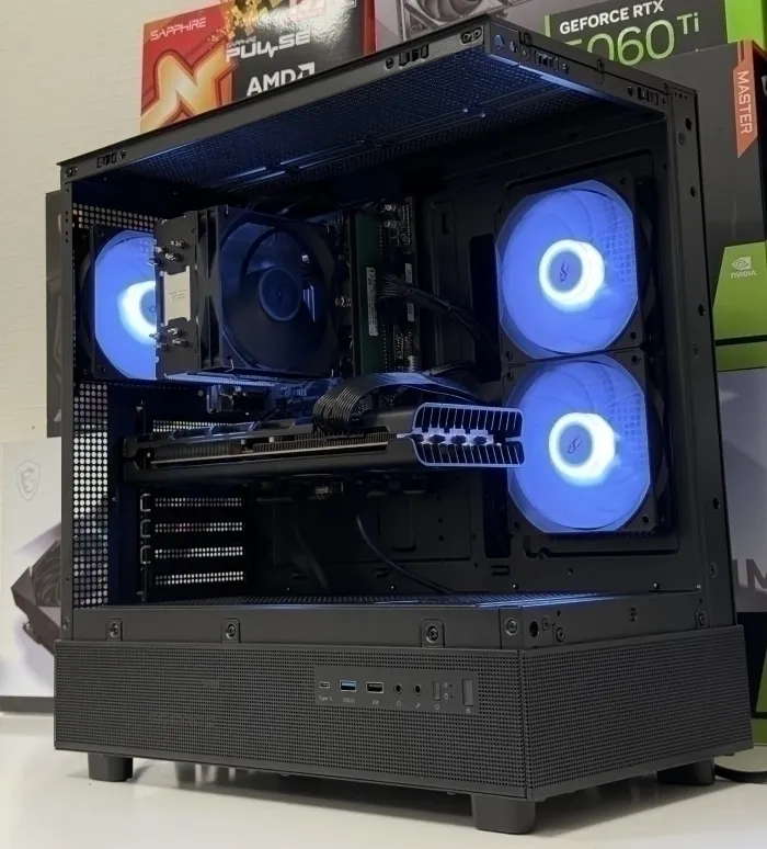 Žaidimų kompiuteris Ryzen 5 5600X / RX 5700 XT 8 GB / 16 GB RAM / 480 GB SSD + 1 TB HDD