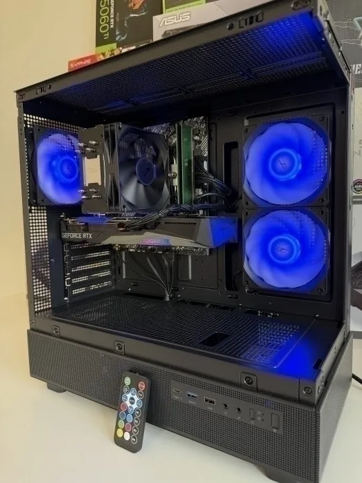 Žaidimų kompiuteris Ryzen 5 2600X / RTX 3060 12 GB / 16 GB RAM / 512 GB NVMe + 1 TB HDD