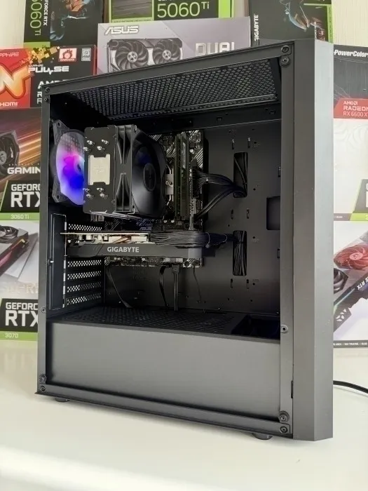 Žaidimų kompiuteris Ryzen 5 2600 / RTX 2060 6 GB / 16 GB RAM / 512 GB SSD + 1 TB HDD