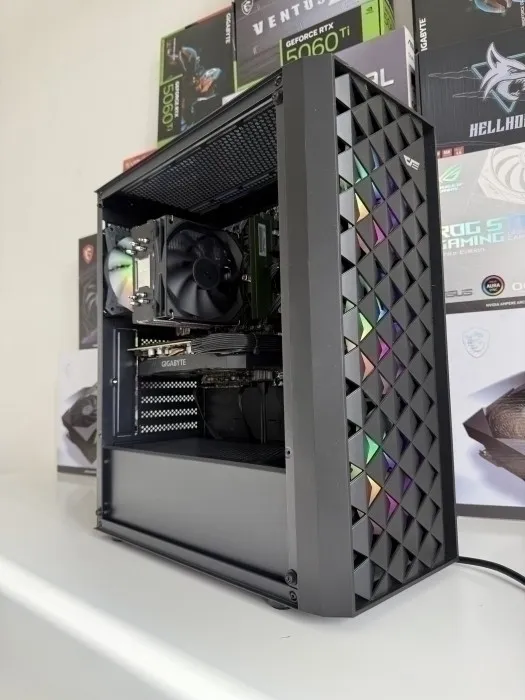 Žaidimų kompiuteris Ryzen 5 2600 / RTX 2060 6 GB / 16 GB RAM / 512 GB SSD + 1 TB HDD