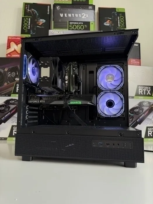 Žaidimų ir darbo kompiuteris Ryzen 5 3600 / RTX 3060 12 GB / 16 GB RAM / 512 GB SSD + 1 TB HDD