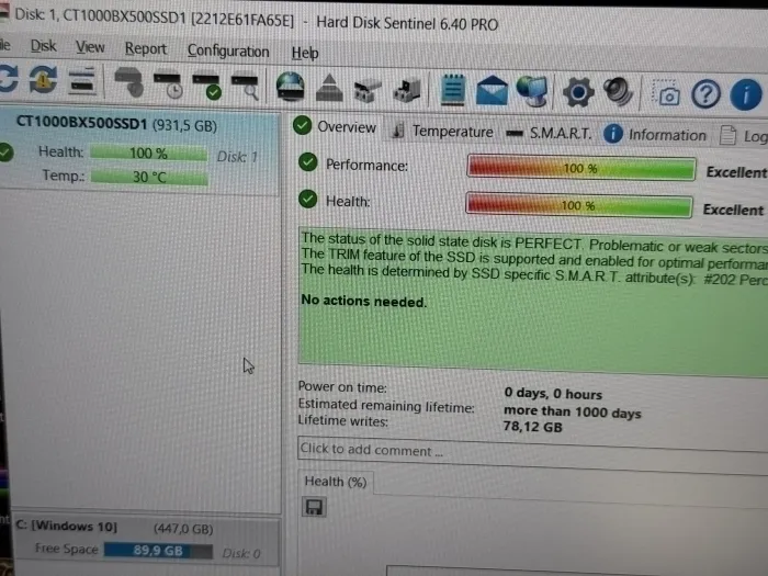Samsung 850 PRO 1 TB SATA SSD – MZ-7KE1T0