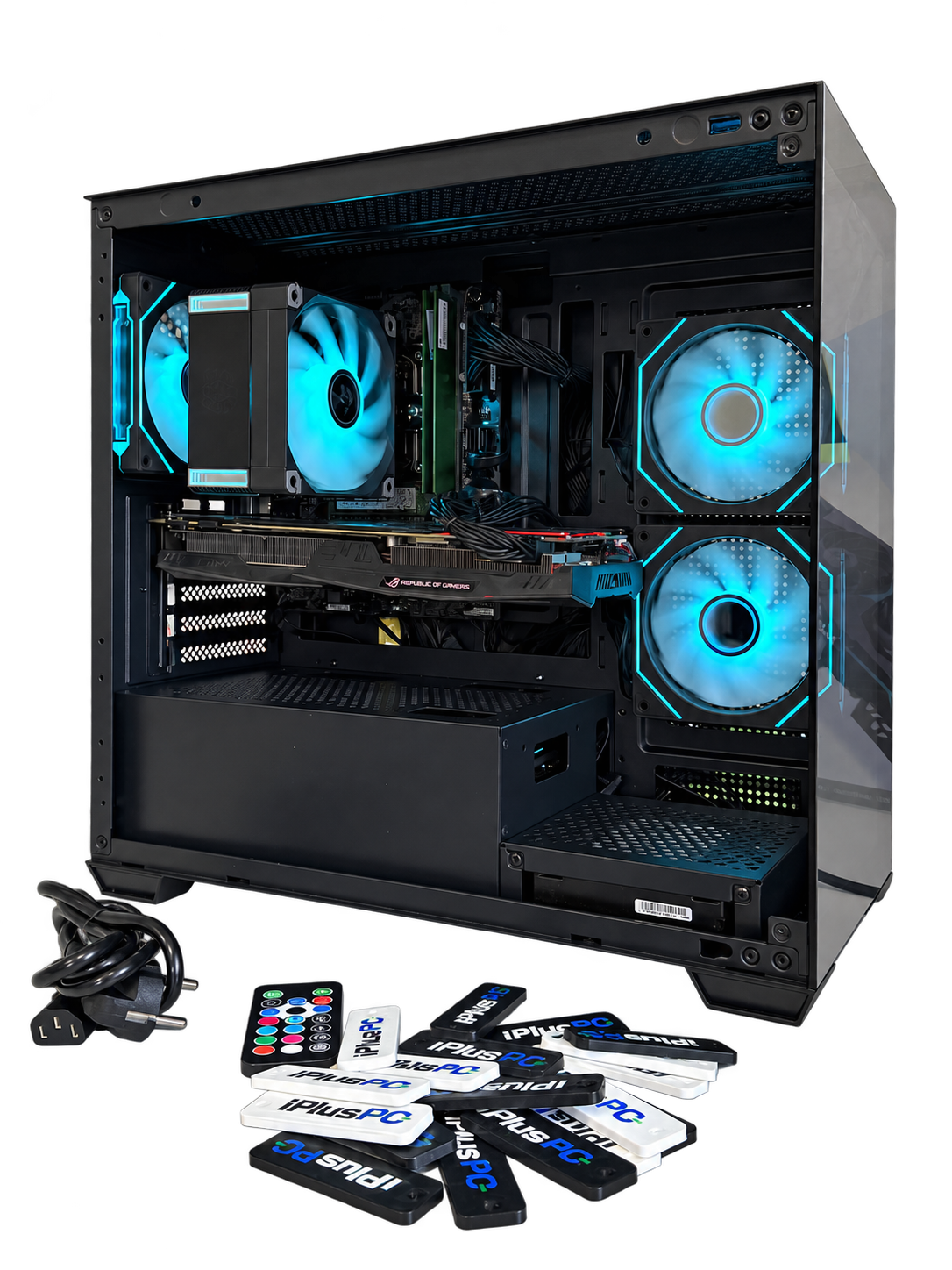 Žaidimų kompiuteris Intel Core i7-8700, ASUS ROG Strix GTX 1070 8 GB, 16 GB RAM, 512 GB SSD + 2 TB HDD