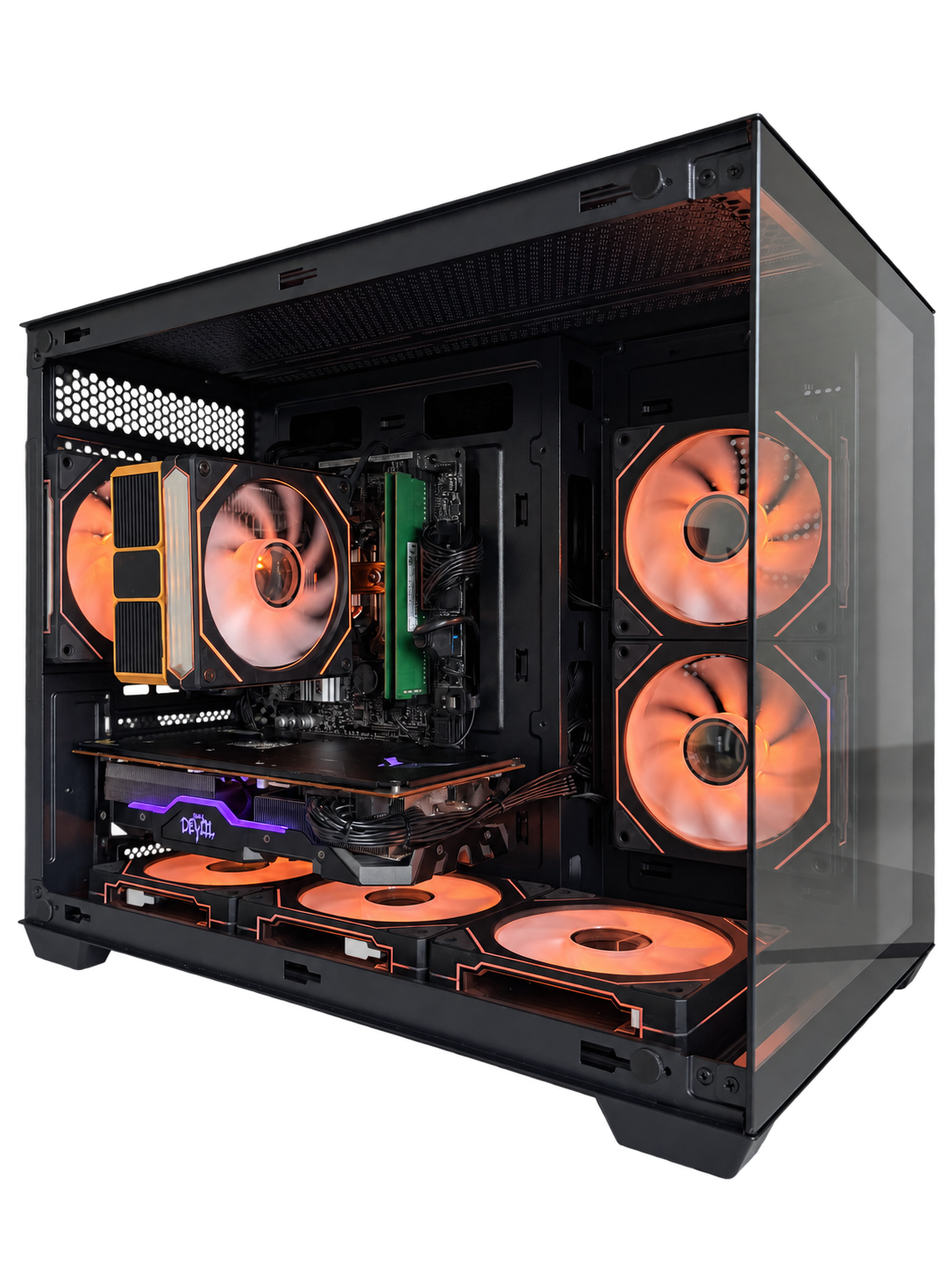 Žaidimų kompiuteris i7-8700 / RX 5600 XT 6GB / 16GB RAM / 1TB SSD / Windows 11 Pro