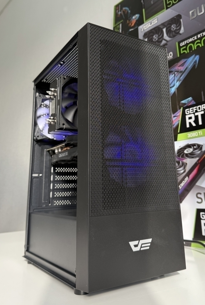 Žaidimų kompiuteris Ryzen 5 2600 16gb RAM Rtx 2060 6gb 512gb + 1tb 6mėn garantija