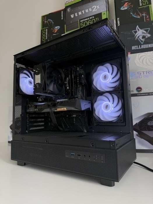 Žaidimų kompiuteris Ryzen 5 5600 16gb RAM Rtx 3060 12gb 512gb SSD 1tb HDD 12 mėn garantija