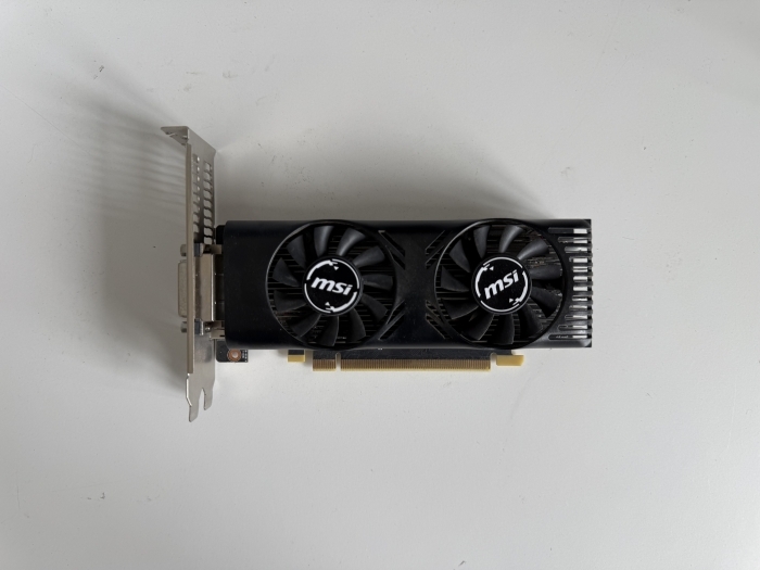 MSI GeForce GTX 1650 4GB LP OC | 3 mėn. garantija | Low Profile | Be papildomo maitinimo | HDMI / DP / DVI