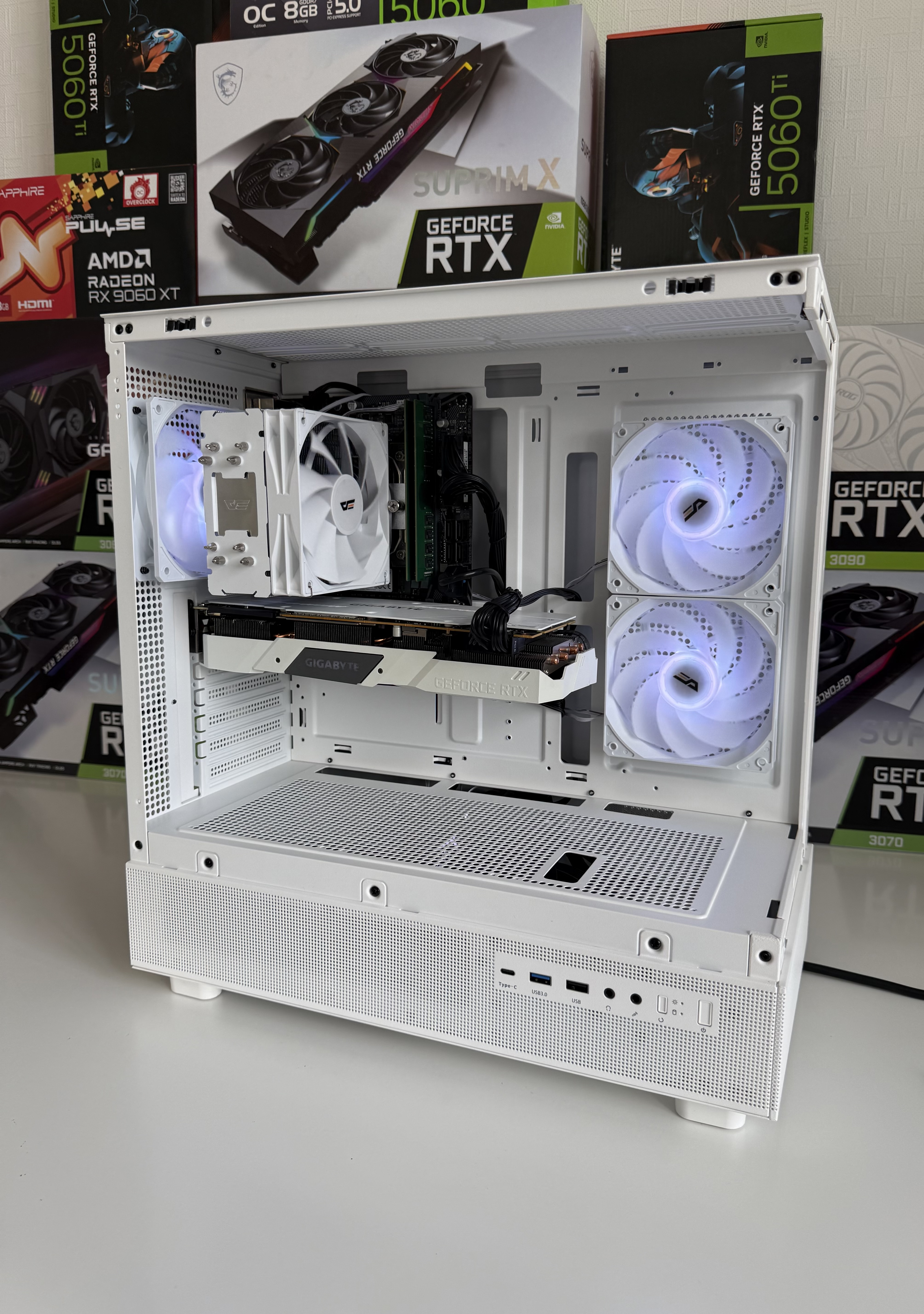 Žaidimų kompiuteris Intel Core i7-10700K / RTX 2070 SUPER 8GB / 32GB RAM / 1TB NVMe / Windows 11 Pro